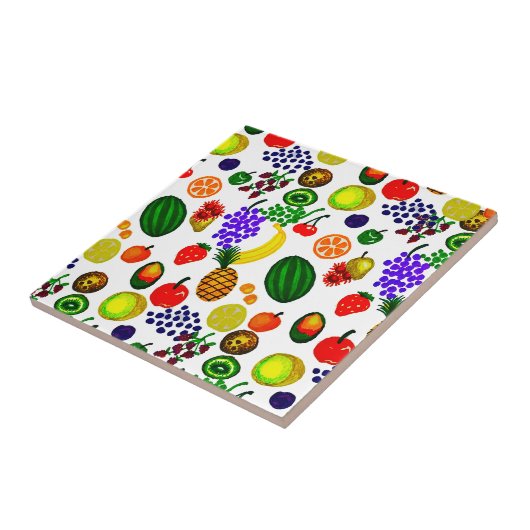 Carreau Fruit à main Motif Medley (Côté)