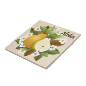 Carreau Fruit à poires hawaïennes tropicales (Côté)