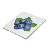 Carreau Fruit de bleuet décoratif (Côté)