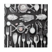 Carreau Fruits de mer argentés (Devant)