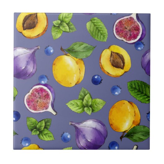 Carreau Fruits d'été (Devant)
