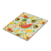 Carreau Fruits d'été frais Motif (Côté)