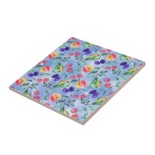 Carreau Fruits et baies. (Côté)