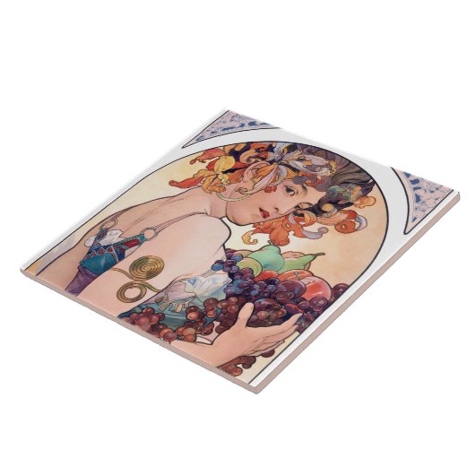 Carreau Fruits, Mucha (Côté)