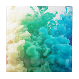 Carreau fumée arc en ciel