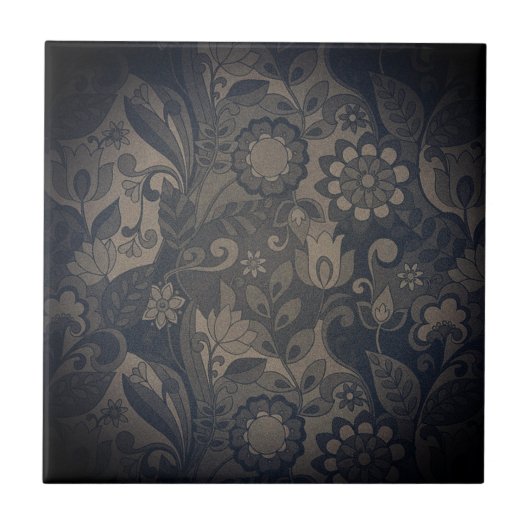 Carreau Fumée Ombre Charbon gris Tan foncé | Til en cérami (Devant)