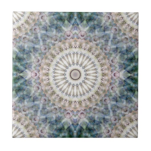 Carreau Fun Trippy Hippy Psychedelic Fractal Kaleidoscope (Devant)