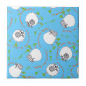 Carreau Fun Welsh Sheep, Wales Forever, Carrelage en céram (Devant)