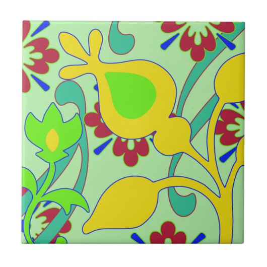 Carreau Funky Abstract Fre Vintage (Devant)