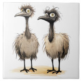 Carreau funny birds background (Devant)