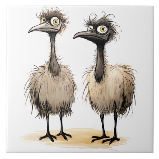 Carreau funny birds background (Devant)