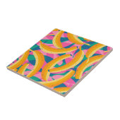 Carreau Funny pop art bananas pattern. (Côté)