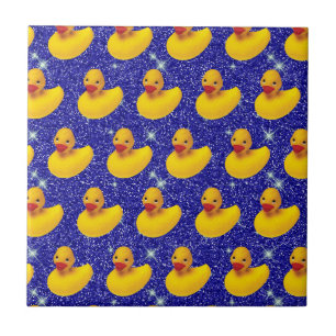 Carreau Funny Rubber Ducks Yellow Duckie Farm Amoureux des