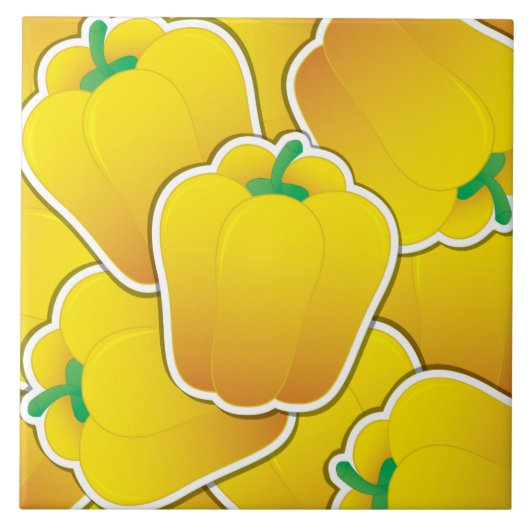 Carreau Funy yellow pepper (Devant)