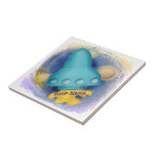 Carreau Fusée Aqua (Côté)