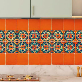 Carreau Fusion Floral Moderne Mexicano Espagnol