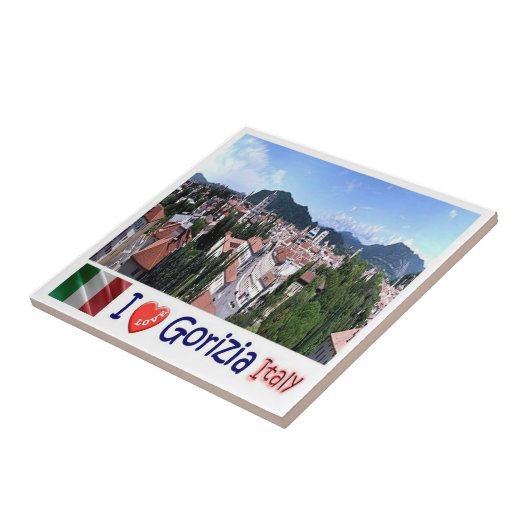 Carreau FVG005 GORIZIA I Love, Italie, (Côté)