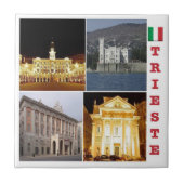 Carreau FVG013 TRIESTE, Mosaïque, Italie, (Devant)