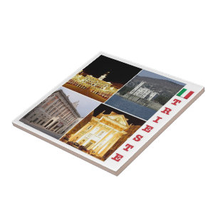 Carreau FVG013 TRIESTE, Mosaïque, Italie,