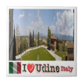 Carreau FVG023 UDINE I Love, Château, Italie, (Devant)