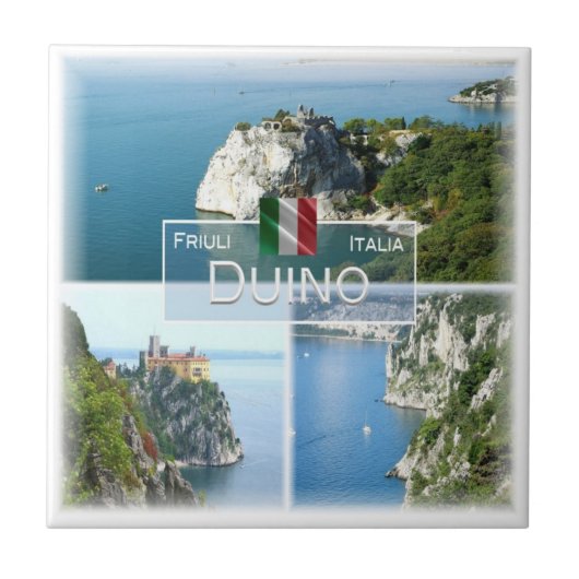 Carreau FVG027 DUINO, Mosaïque, Italie, (Devant)