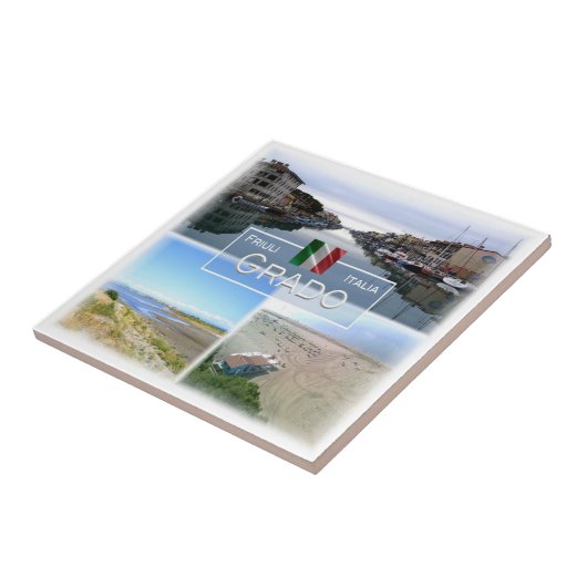 Carreau FVG029 GRADO, Mosaïque, Italie, (Côté)