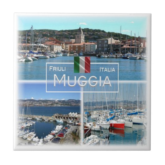 Carreau FVG032 MUGGIA, Mosaïque, Italie, (Devant)