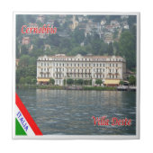 Carreau GAL031 CERNOBBIO, Lac de Côme Italie, (Devant)