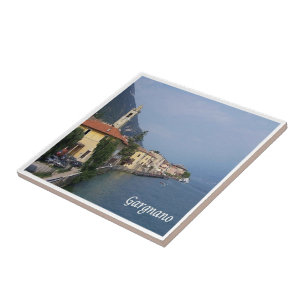 Carreau GAL041 GARGNANO Lake Garda, Italie,