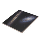 Carreau Galaxie Edge-On Ngc 4302 & Galaxie Tilted Ngc 4298 (Côté)