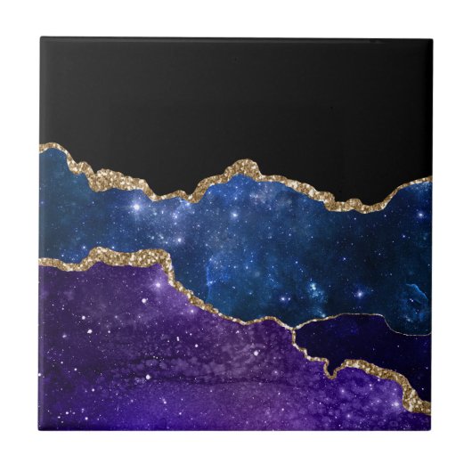 Carreau Galaxy Agate Série Design 1 (Devant)