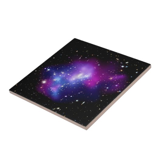 Carreau Galaxy Cluster MACS J0717 Photo spatiale (Côté)