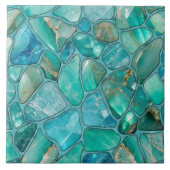 Carreau Galets aquamarins (Devant)