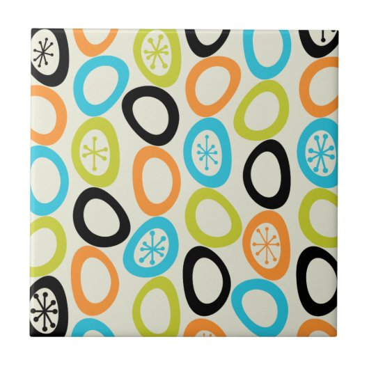 Carreau Galets modernes du milieu du siècle 3 (Devant)