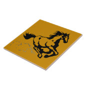 Carreau Galloping Horse sauvage et libre (Côté)