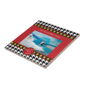 Carreau Gamme de Noël Dogtooth, Houndstooth (Côté)