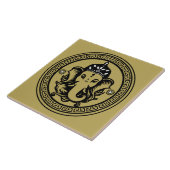 Carreau Ganesha Themed Hindu Art Print (Côté)