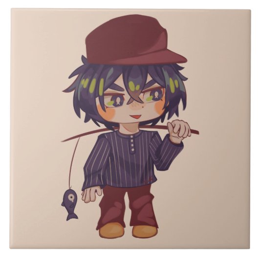 Carreau Garçon Chibi (Devant)