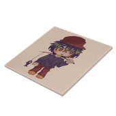 Carreau Garçon Chibi (Côté)
