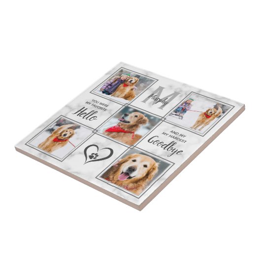 Carreau Garde-mémoire pour animaux de compagnie 5 Photo Co (Côté)