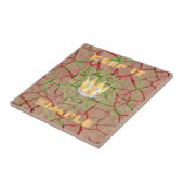 Carreau Gardez-le simple : Cracked Earth Royal Clarity Art (Côté)