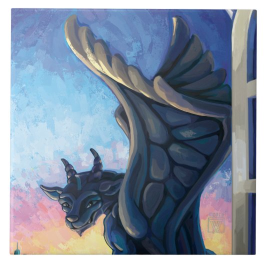 Carreau Gargoyle Guardian (Devant)