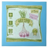 Carreau Garlic Cloves Jardin végétal (Devant)