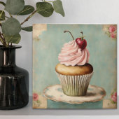 Carreau Gâteau cupcake rose pays français vintage Cottagec