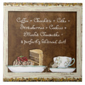 Carreau Gâteaux de dessert d'art de cuisine de Java de (Devant)