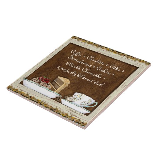 Carreau Gâteaux de dessert d'art de cuisine de Java de (Côté)