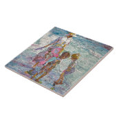 Carreau Gathering Light © – Fine Art Ceramic Tile (Côté)