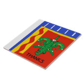 Carreau Gator, Dutch Delft Look, modifier du texte (Côté)