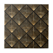 Carreau Gatsby Gold Art Deco Fan Pattern ID1188 (Devant)