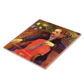 Carreau Gauguin - Le violoncelliste (Côté)